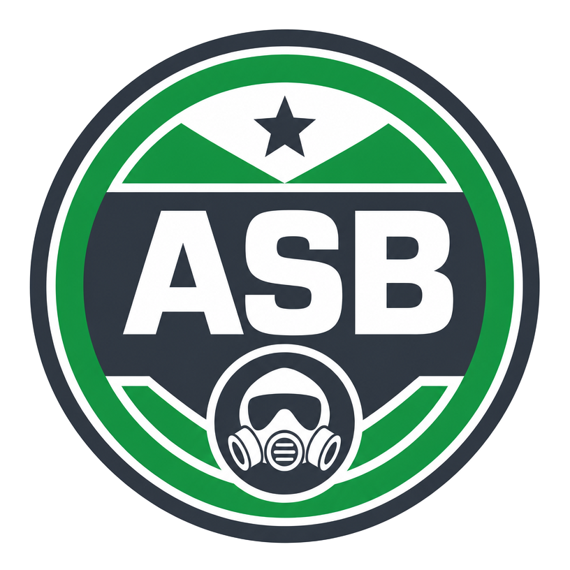 Asbestos certified abatement badge